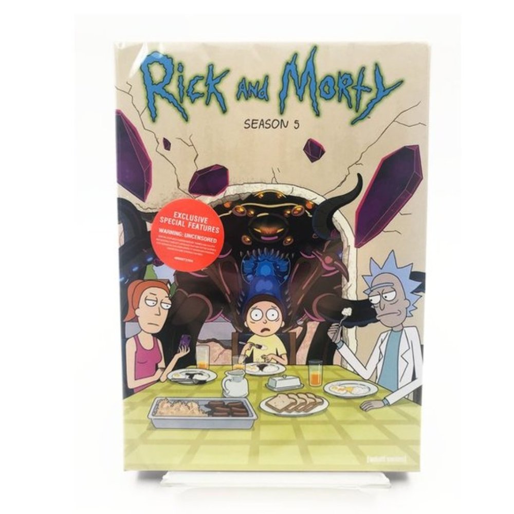 RICK AND MORTY Season 5 Five (DVD Box Set) Brand New